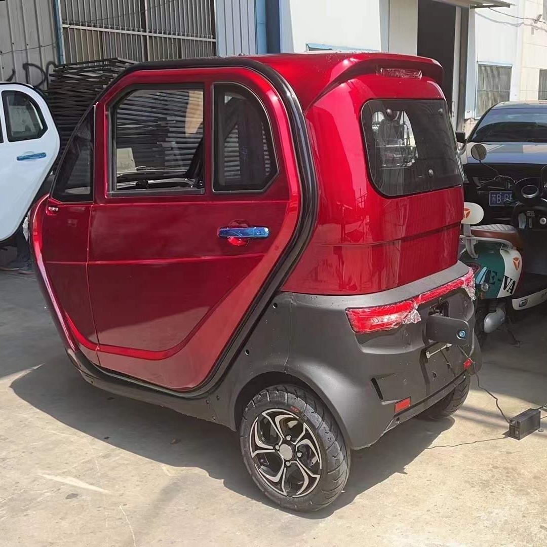 Passenger Three Wheel Solar Power Enclosed Mobility Handicapped Scooter Trike Adult Electric Tricycle