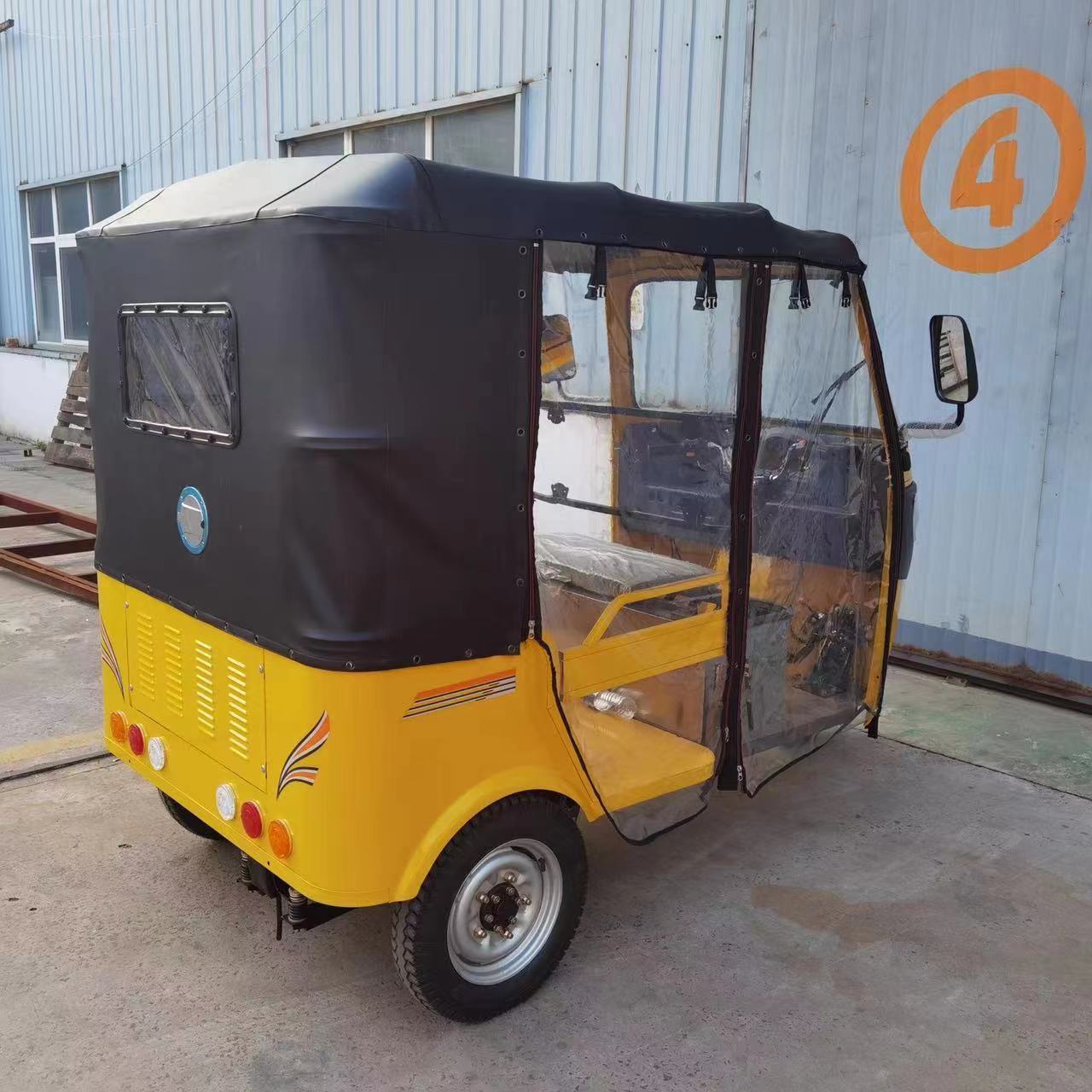 Factory Outlet Adult Commuting Household Electric Tricycle 3 Wheeled Flatbed Truck With Solar Panels