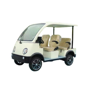 Ce Approved 11 Seaters 72v Electric Golf Car Tourist Bus Sightseeing Cart With Glass Doors