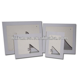 Newest cheap recycled acid free white cardboard picture frame 4x6 5x7 8x10 a4