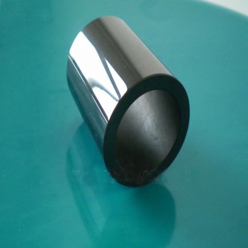 HT high quality Silicon Carbide  bushing SIC Sintered Ceramic Slotted Sleeve