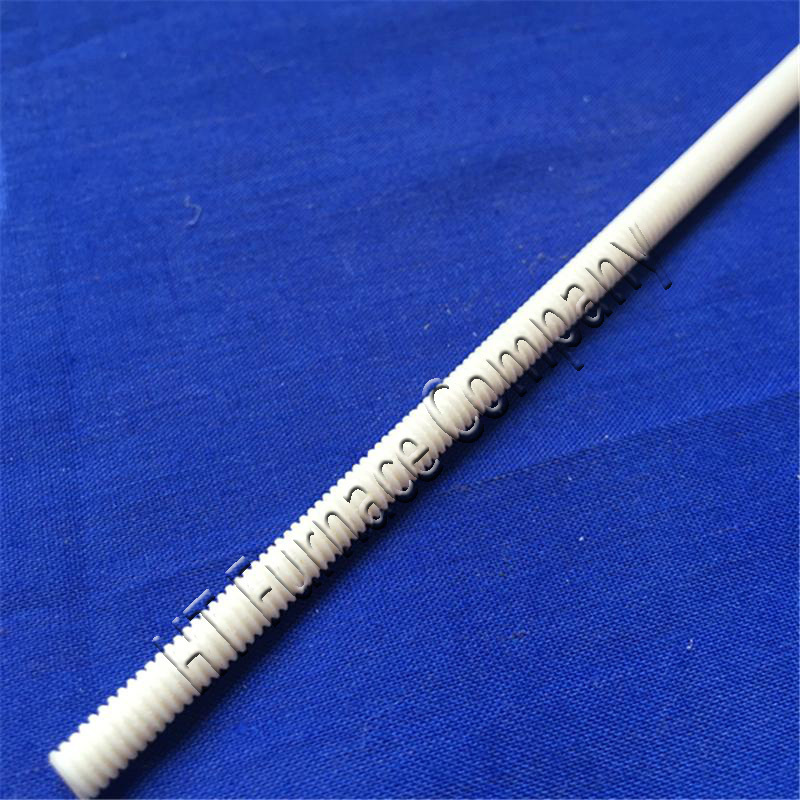 HT Industrial high strength White zirconia ceramic tube, zro2 ceramic rods