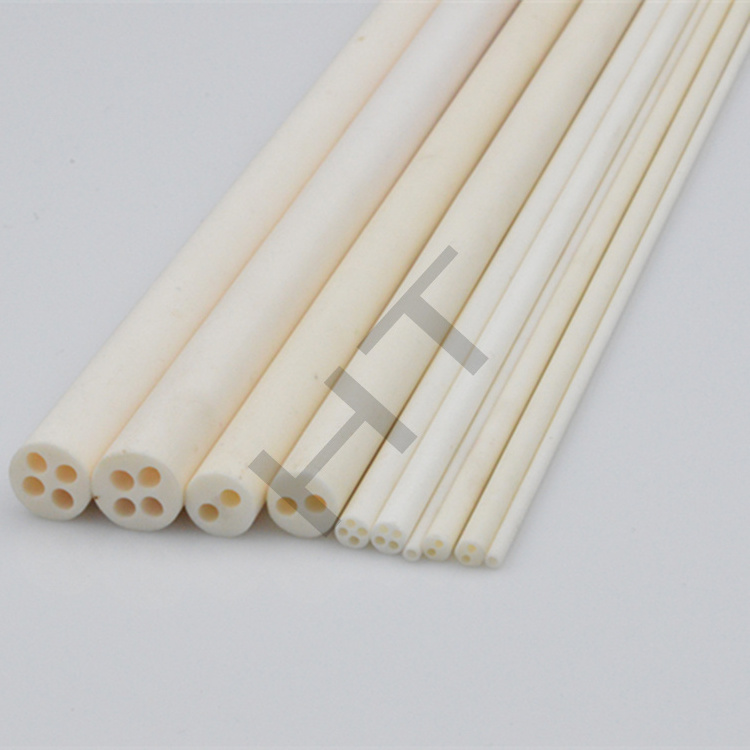 HT Industrial high strength White zirconia ceramic tube, zro2 ceramic rods