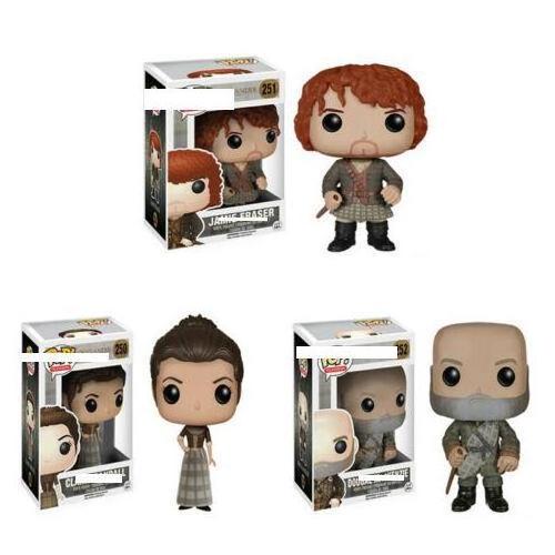 Wholesale Hot selling PVC kids toys funko pop Outlander Suit Collection Model Toys with funko pop  protector For Children Gift