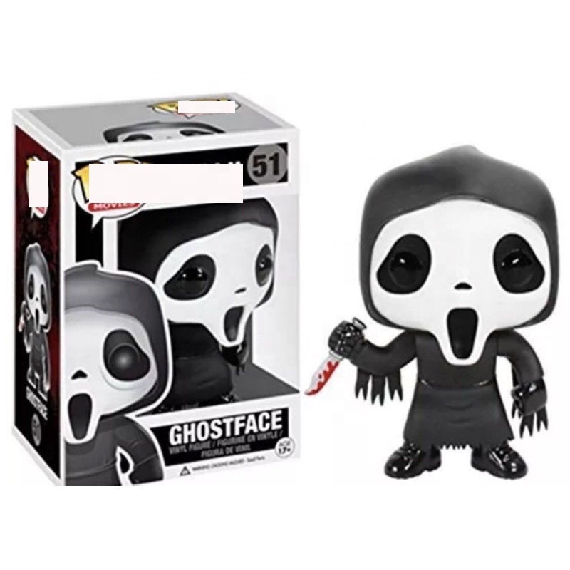 Horror movie Scream PVC Model Toys Gift funko pop 10cm grimace kids Toys with funko pop protector Action Figures