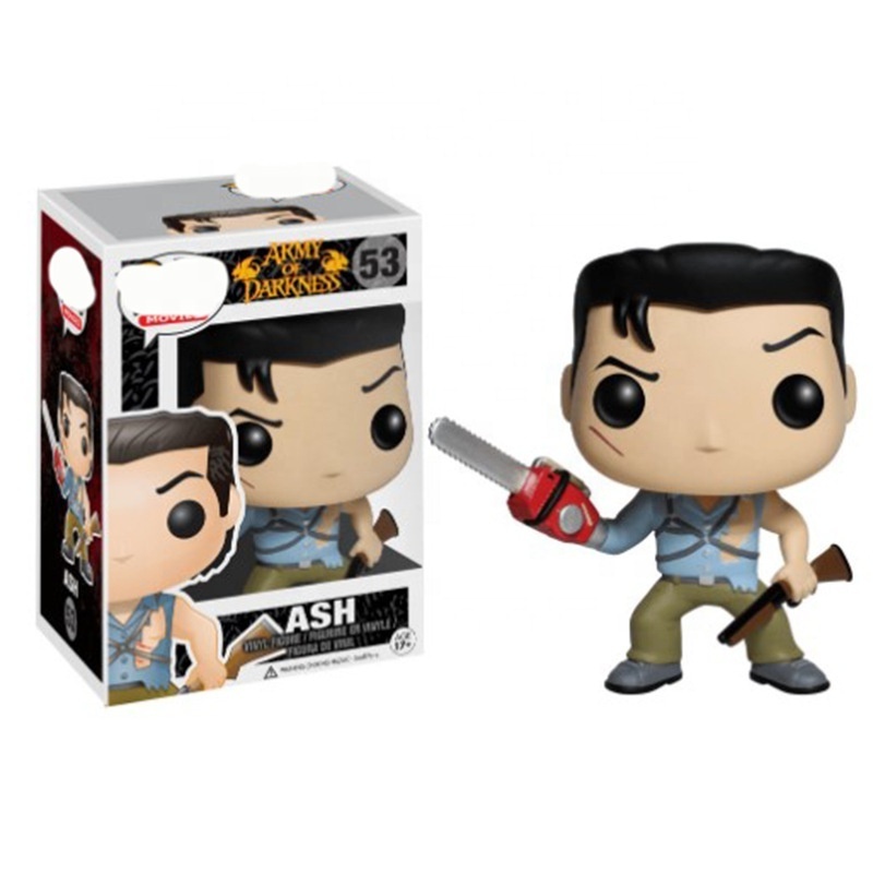 10cm horror movie The Evil Dead series Action model toys funko pop PVC kids toys  with funko pop protector Action Figures Gift