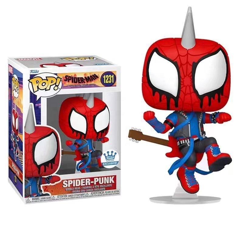 Hot sales funko pop marvel Spider man kids toys  Super Hero Collection  Model  PVC  with funko pop  protector Action Figures