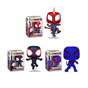 Hot sales funko pop marvel Spider man kids toys  Super Hero Collection  Model  PVC  with funko pop  protector Action Figures