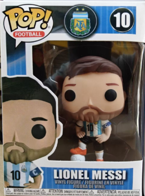 Argentina Football star Messi Action model toys funko pop PVC No.10 Ball Star kids toys with funko pop protector Action Figures