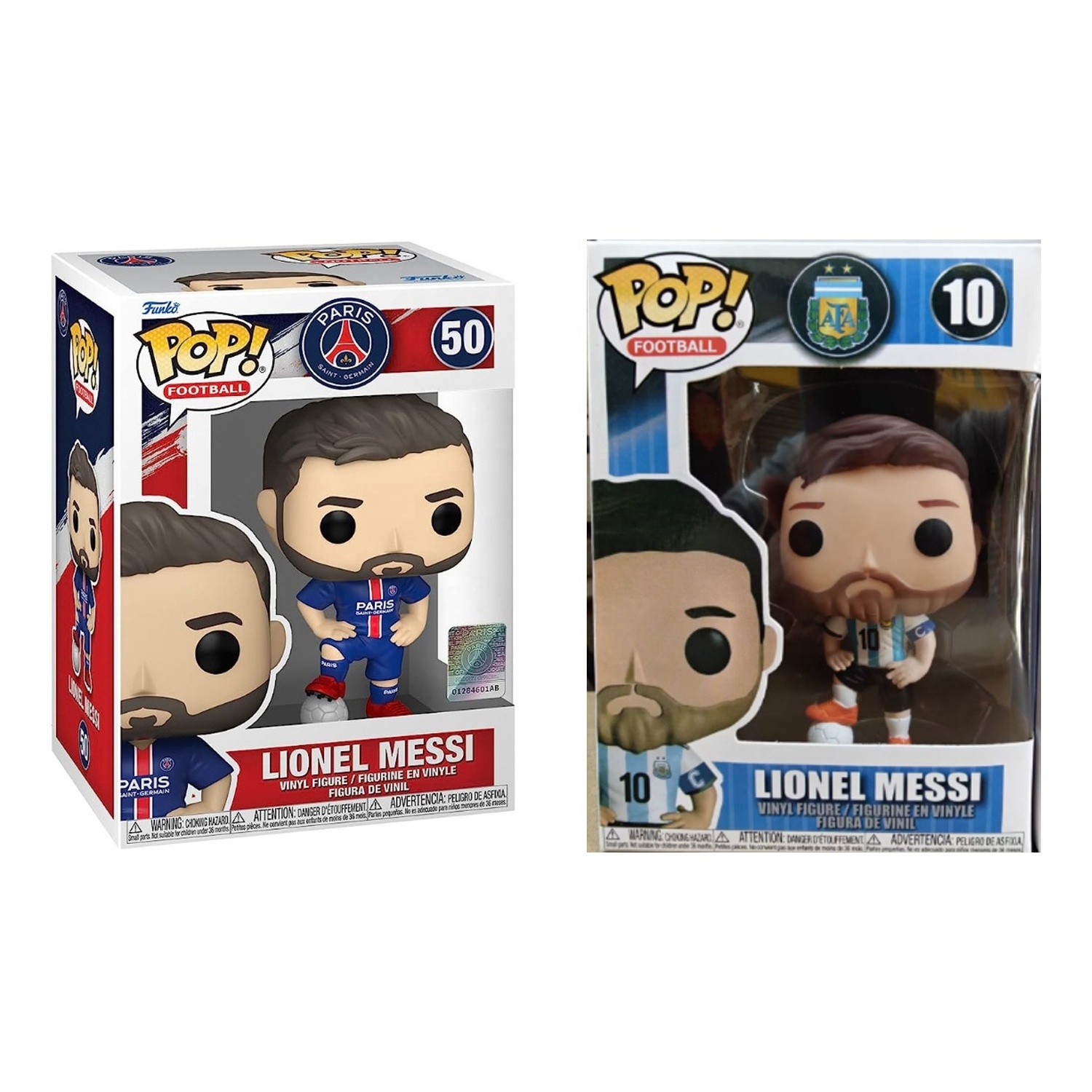 Argentina Football star Messi Action model toys funko pop PVC No.10 Ball Star kids toys with funko pop protector Action Figures