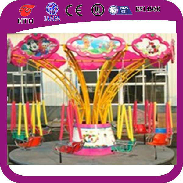 Children amusement park rides mini flying chair