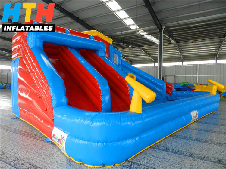 Outdoor giant inflatable water slide Inflatable Water Slide with Pool for Kids