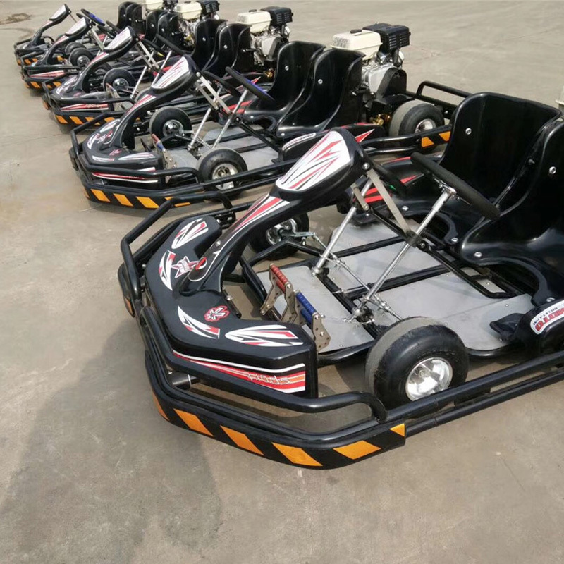 Hot Sale Amusement Rides Engine 200cc 6.5hp Gas Powered Single Two Seat Petrol Racing Go Kart