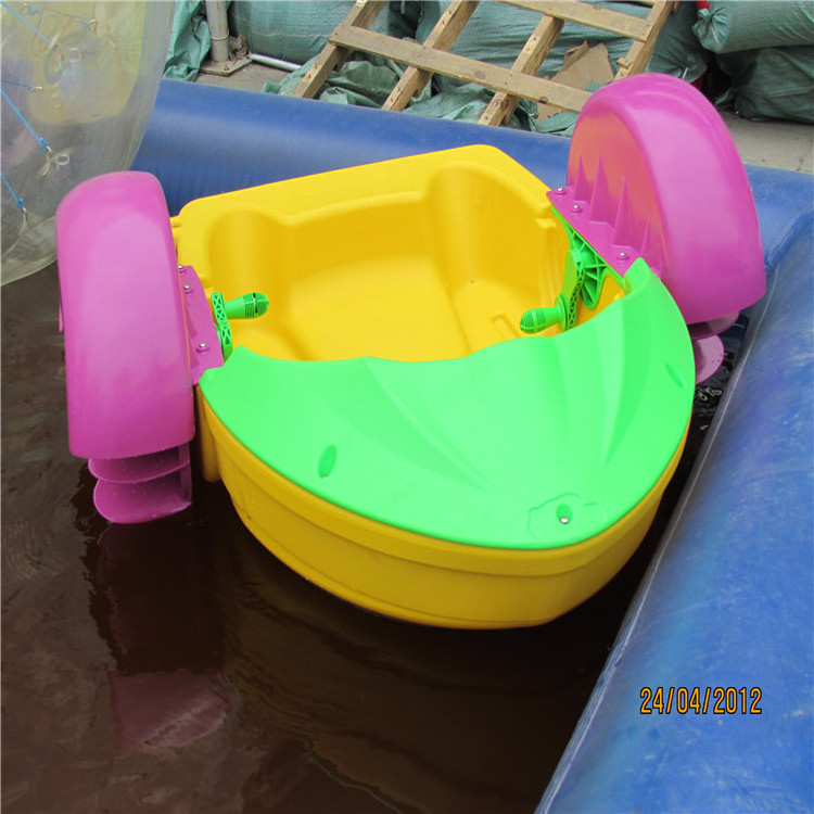 One Person Max Load Kids 60kg Paddle Wheel Pedal Boat