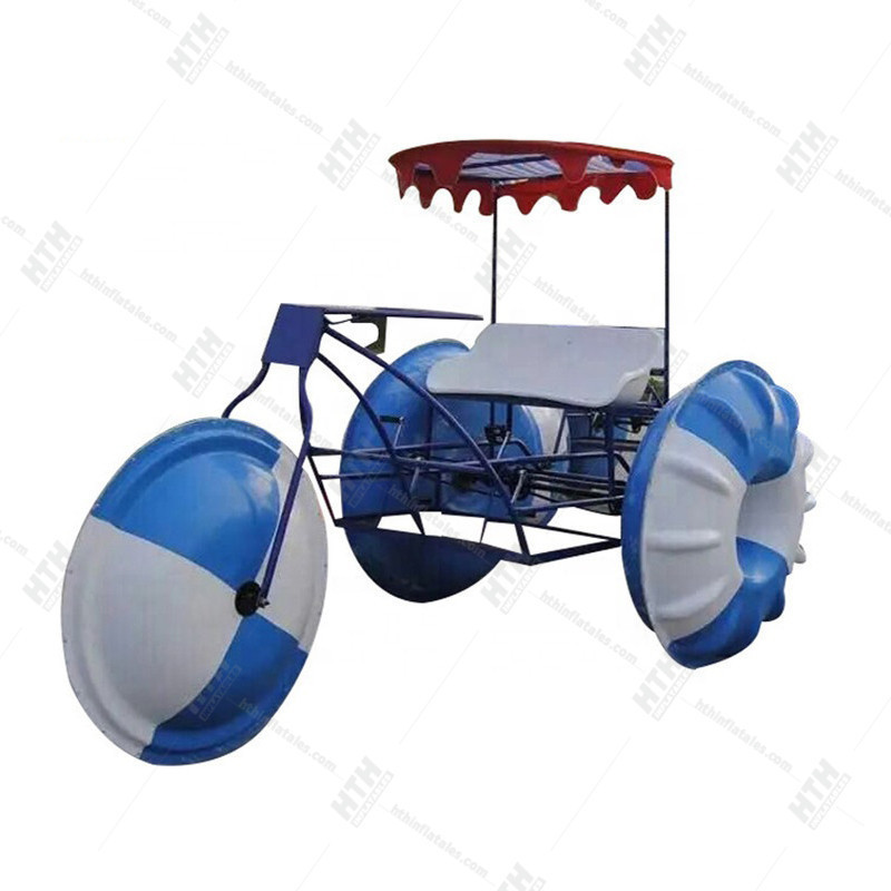 Low Price Amusement Rides Aqua Water Trike Adult Play 3 Big Wheels Sea Pedal Bike Tricycle For Sale