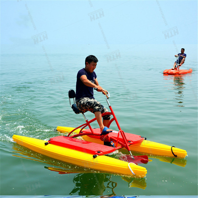 High Quality Pedal Boat Water Sports Bicycle Aqua Bike Ocean Leisure Tricycle For Sale