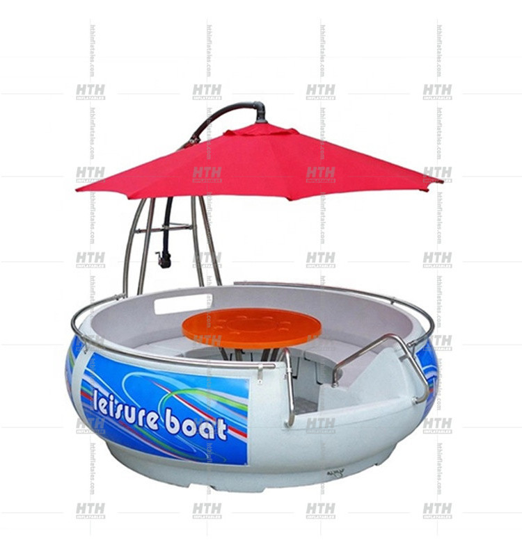 Newest Fiberglass Water Donut Boats Barbecue Boats BBQ Boats