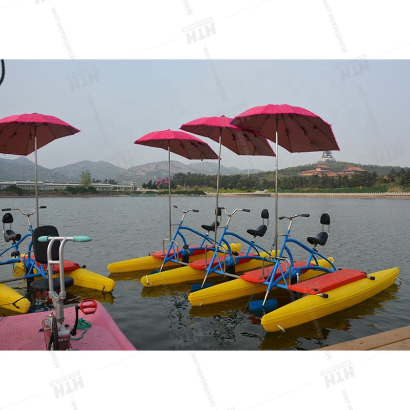 High Quality Pedal Boat Water Sports Bicycle Aqua Bike Ocean Leisure Tricycle For Sale