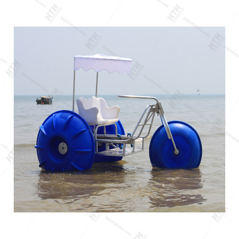 Low Price Amusement Rides Aqua Water Trike Adult Play 3 Big Wheels Sea Pedal Bike Tricycle For Sale