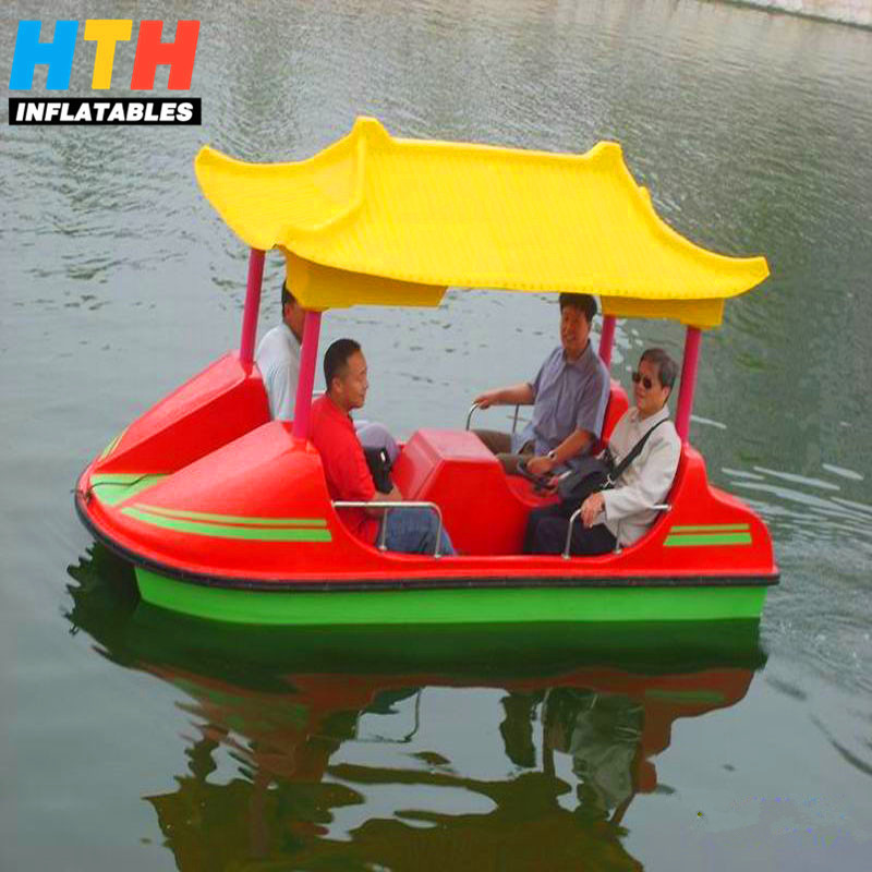 Hot selling popular 4 persons luxury water bike pedal boat for kids