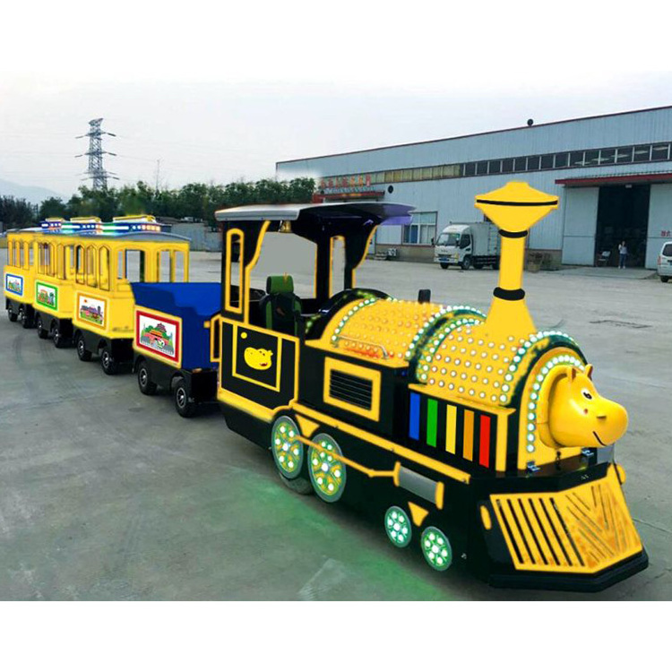 Indoor Outdoor Kiddie Set for Adults Mini Express Kids Electric Ride on Inflatable Thomas The Train