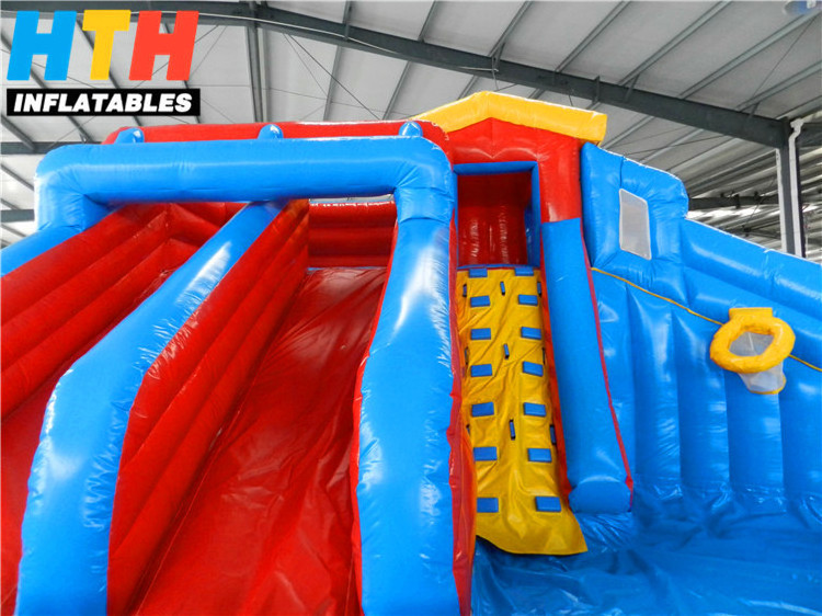 Outdoor giant inflatable water slide Inflatable Water Slide with Pool for Kids