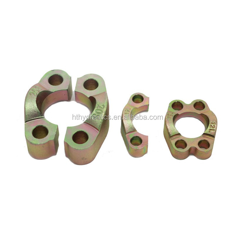 High pressure Hydraulic carbon steel pipe flange Split clamp of 301 302 303 304 305 size