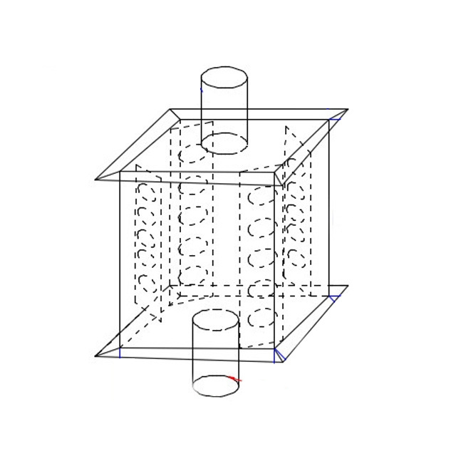 Factory directly supply fibc bulk bag form fit liner Baffled Liner Bag