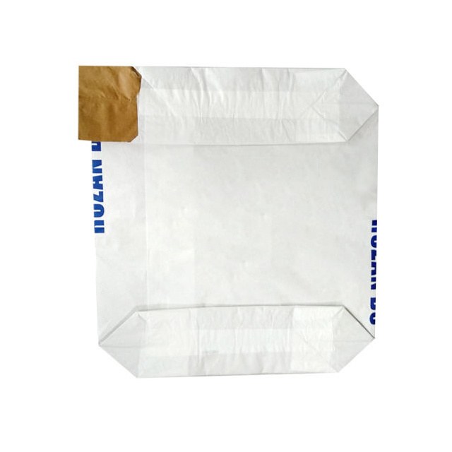 Custom Wholesale 25kg Sugar Packaging Bag Pasted Kraft Sugar Paper Bag With Valve