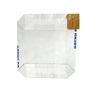 Custom Empty Kraft Bag With Valve Pasted Valve Paper Bags Valved Bag Manufacturer