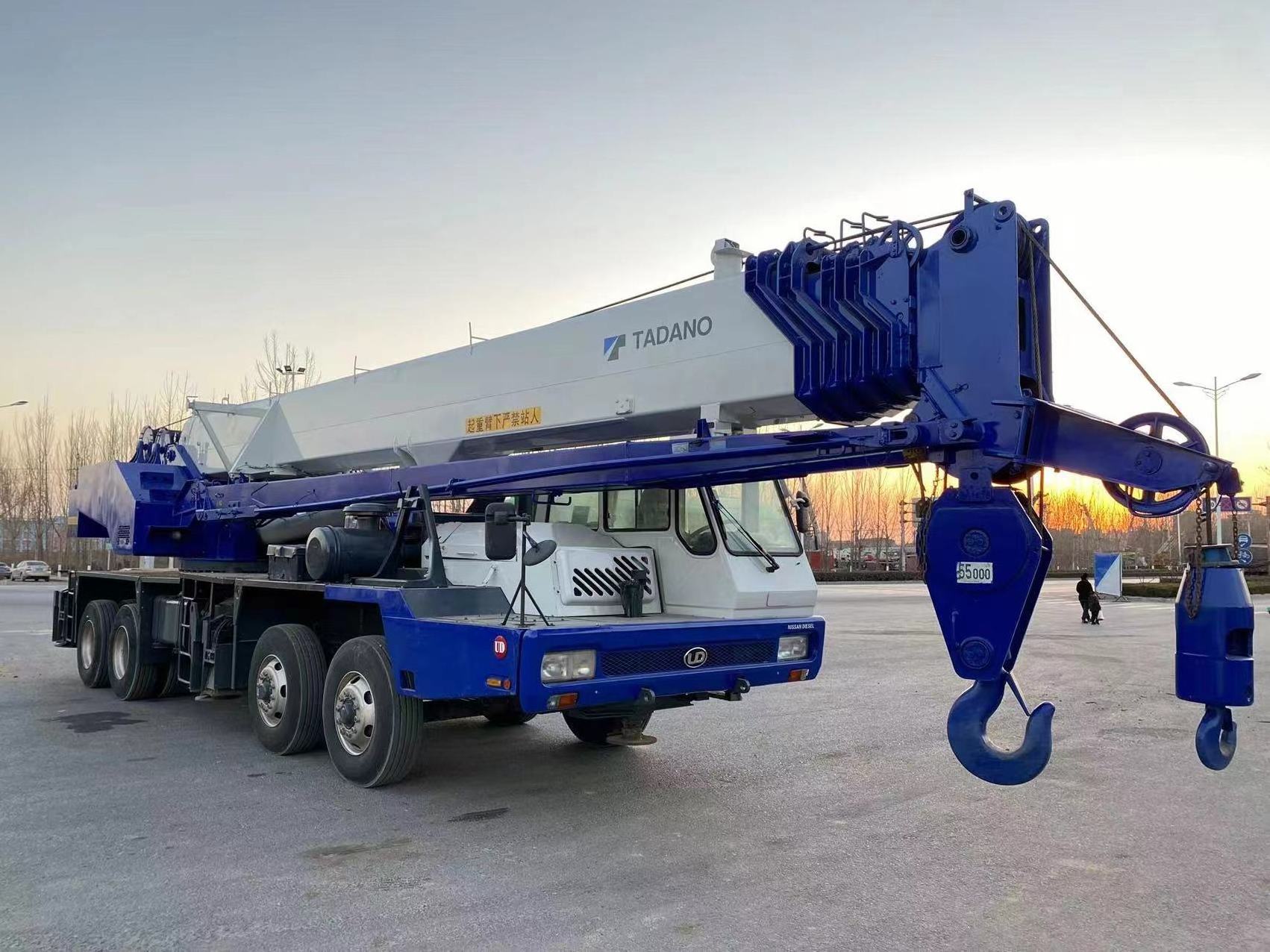 Original USED high quality Japan Tadano crane TG-500E TG-550E 50 ton 55 ton second hand truck crane for sale