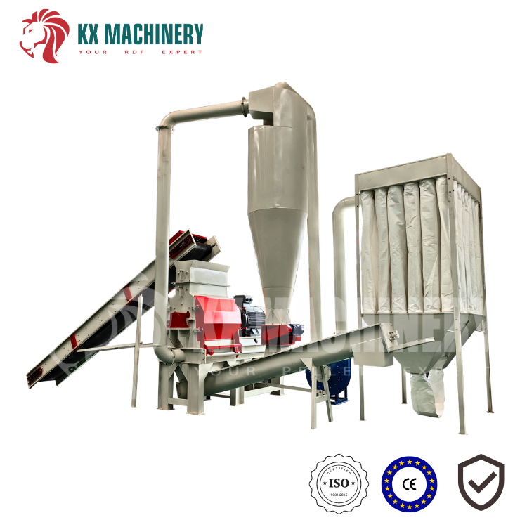 High-Productivity Wood Crusher Chipper and Shredder Efficiently Processing Wood Powder