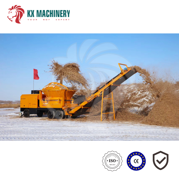 Versatile Wood Crushers Tub Grinder for Mulching Composting Biomass Production