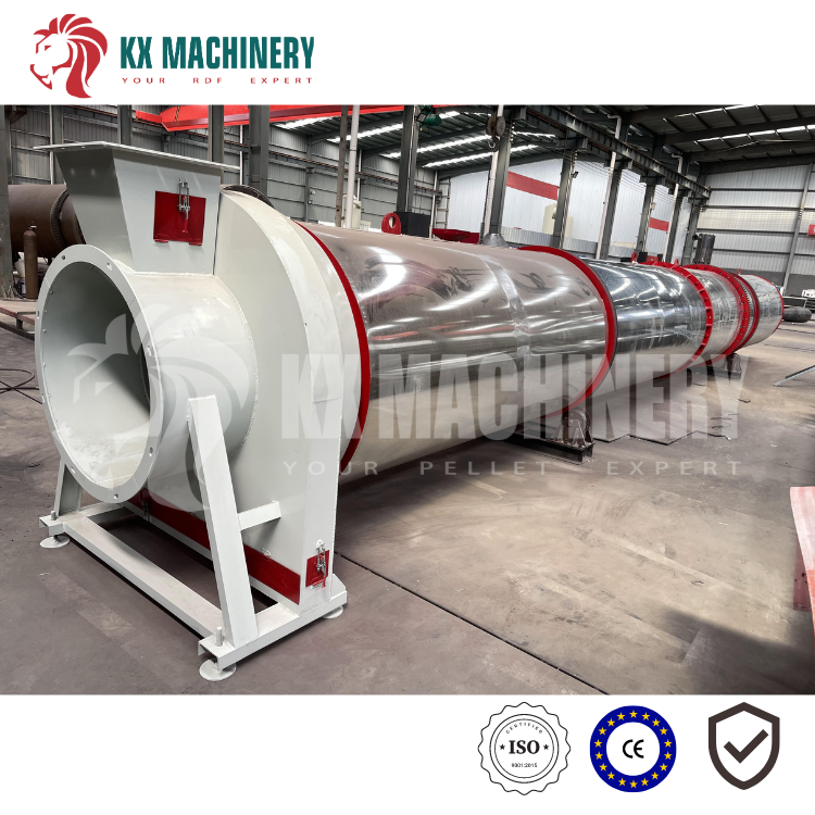 Coco Peat Rotary Drum Dryer for Wood Chips and Sawdust Biomass Drying Machine