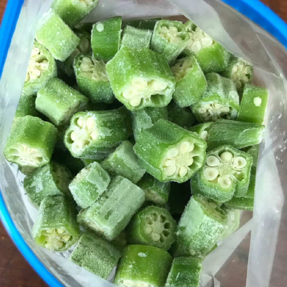 BEST DEAL FROZEN IQF OKRA Whole Halves Sliced 100% Organic sources OEM Made In Vietnam Factory  for Food & Beverage