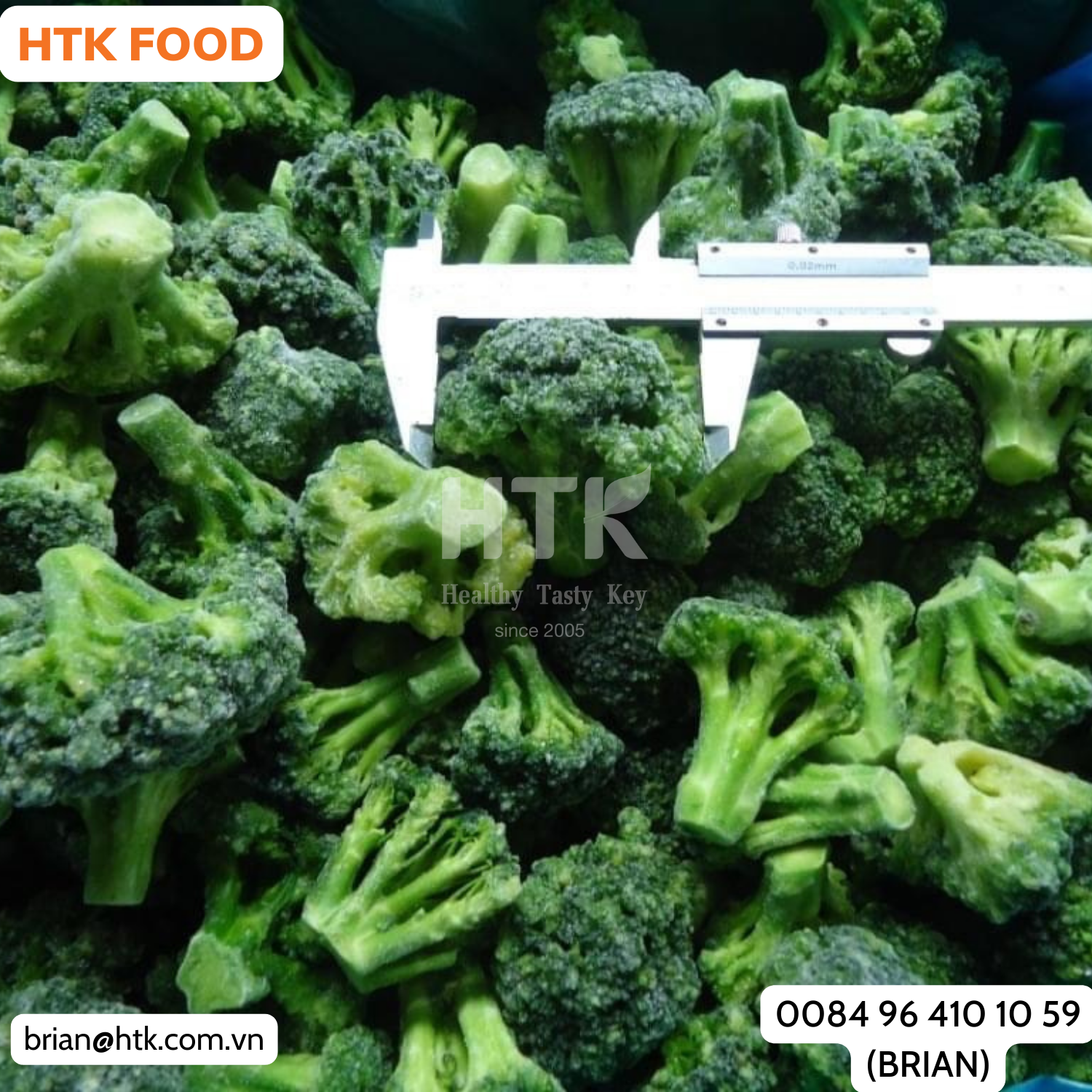 BEST OFFER 2024 FROZEN IQF BROCCOLI FLORETS Made In Vietnam Factory from HTK FOOD for Food & Beverage