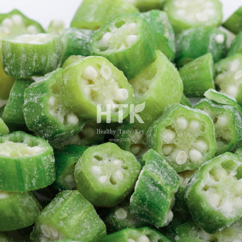 BEST DEAL FROZEN IQF OKRA Whole Halves Sliced 100% Organic sources OEM Made In Vietnam Factory  for Food & Beverage