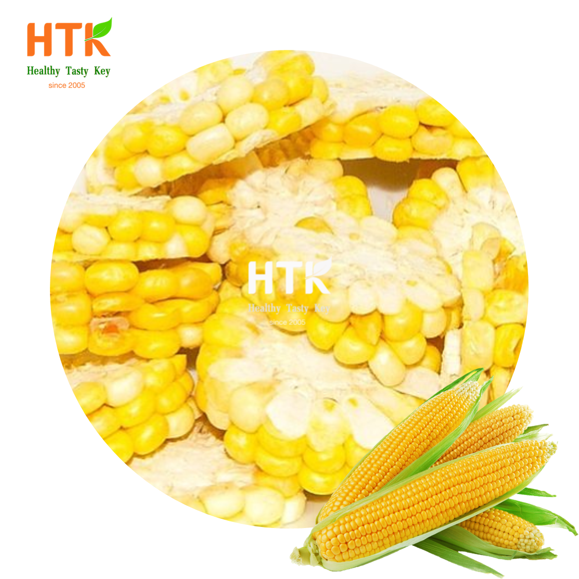 NEW 2024 FROZEN IQF SWEET YELLOW CORN Whole Halves Kernels Made In Vietnam Factory from HTK FOOD for Food & Beverage