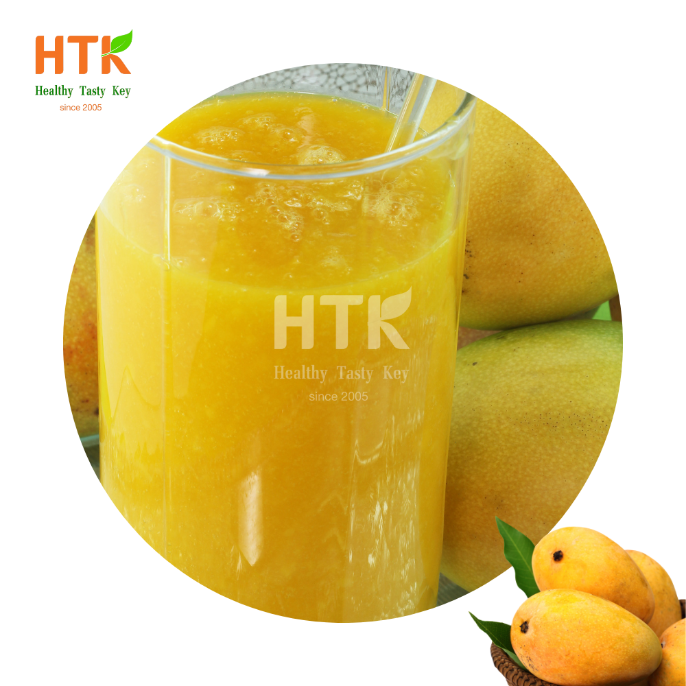 ON-PEAKED FROZEN MANGO JUICE CONCENTRATE yellow BENEFICAL DRINKS 100% FRESH organic from HTK FOOD for Food & Beverage Topping