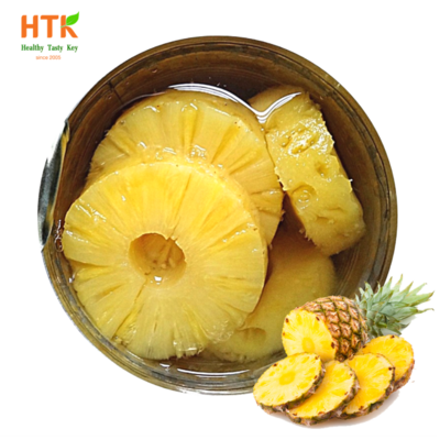 Best Seller Frozen PINEAPPLE with IQF Cubes Chunks Tidbits Canned in Syrup from HTK Food factory in Vietnam for Food & Beverage