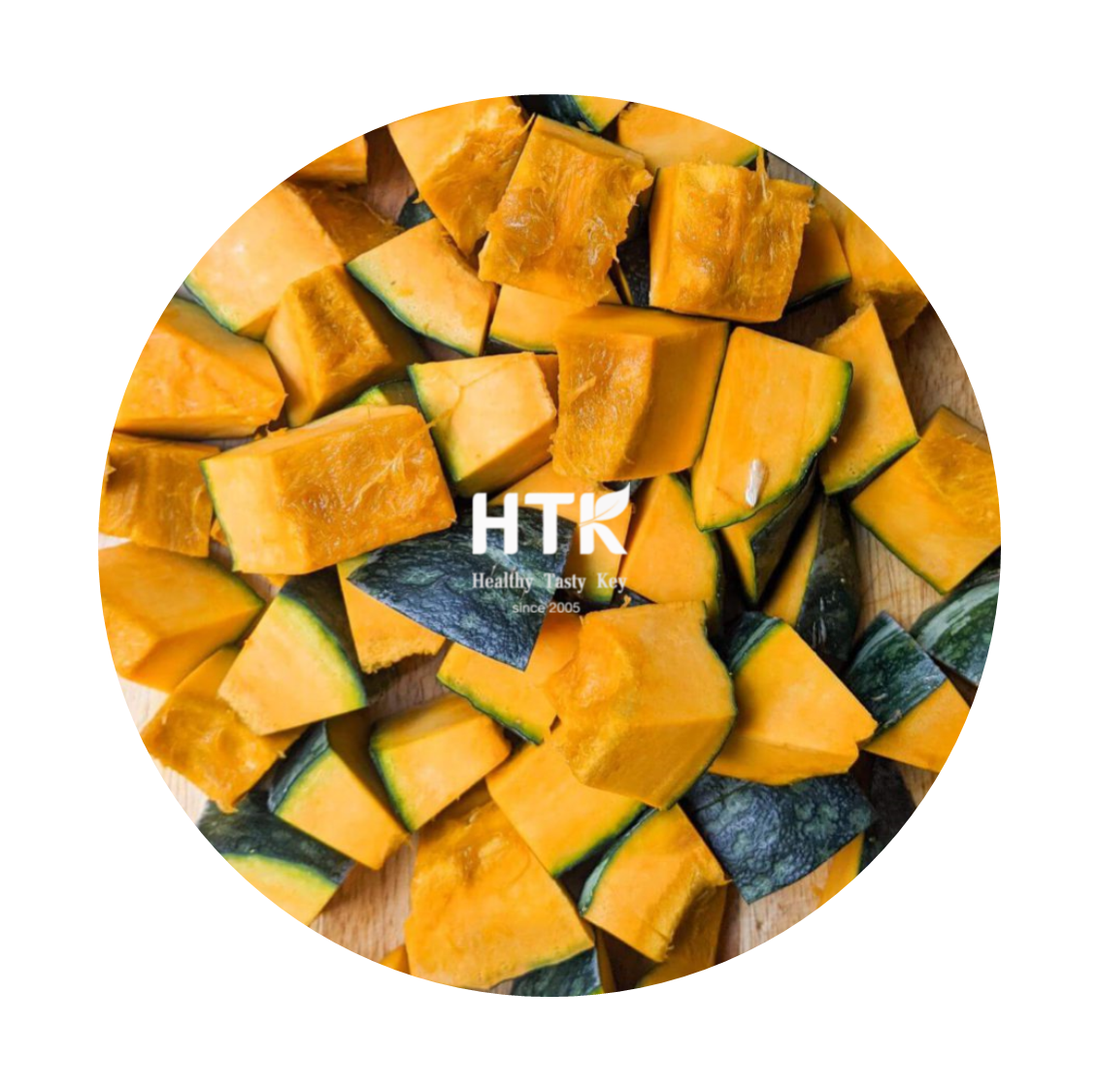 HOT 2024 FROZEN IQF KABOCHA SQUASH JAPANESE PUMPKIN CHUNK Made In Vietnam Factory from HTK FOOD for Food & Beverage