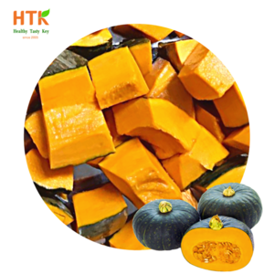 Best Seller Frozen JAPANESE PUMPKIN KABOCHA SQUASH with IQF Cubes BQF Puree from HTK Food factory in Vietnam for Food & Beverage