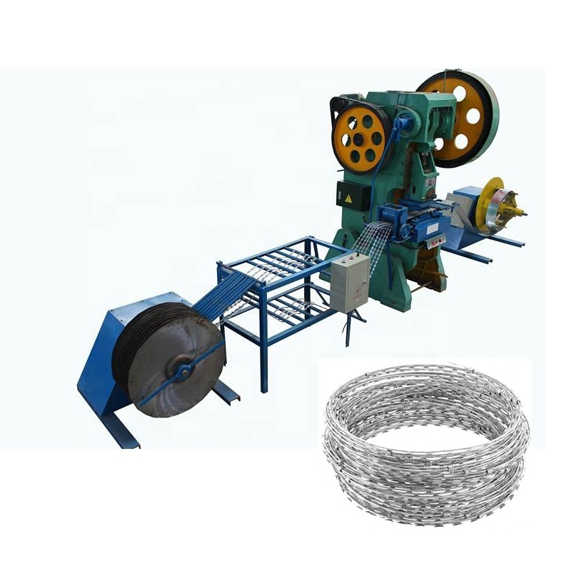 Hot sell galvanized Razor Barbed Wire Machine