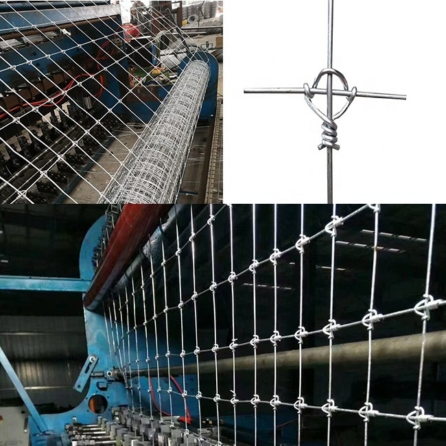 1.8M Low-Maintenance Galvanized Coated Fixed Knot Outdoor Fencing Steel Rail Fence for Sheep and Cattle Farm Gate and Wire