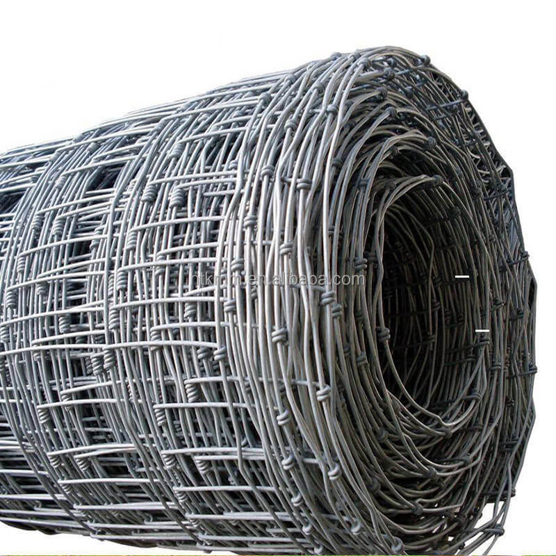 Hot dipped galvanized 1.5m 50m per roll cattle kraal mesh/farm guard field fence for sheep and goat