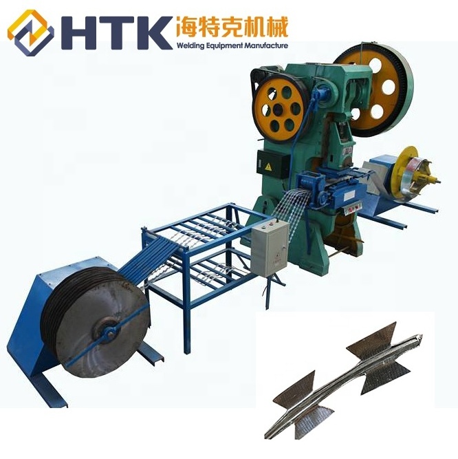 Automatic Razor Wire Making Machine / Razor Barbed Wire Machine / Razor Wire Manufacturing Equipment