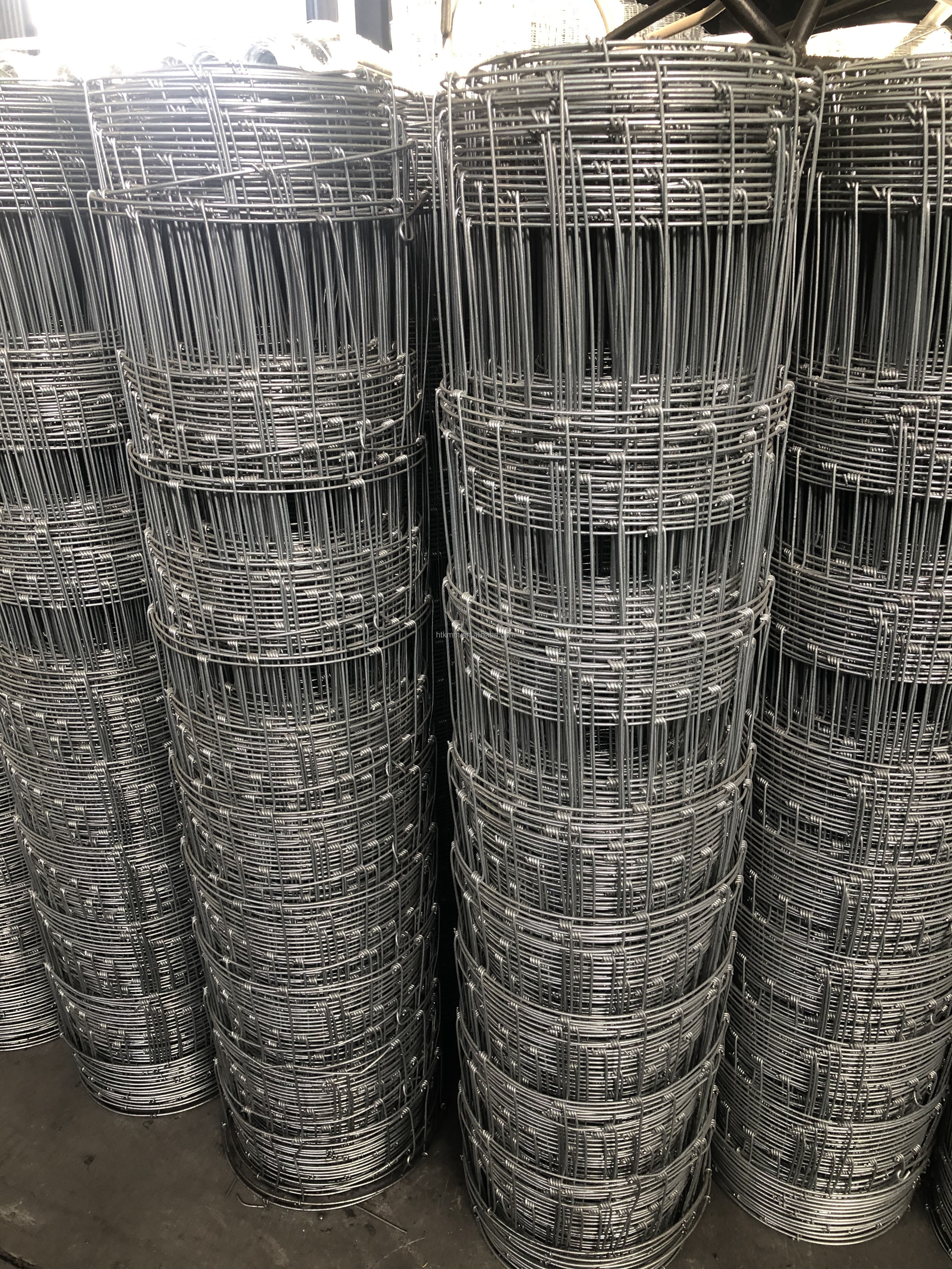 Hot dipped galvanized 1.5m 50m per roll cattle kraal mesh/farm guard field fence for sheep and goat