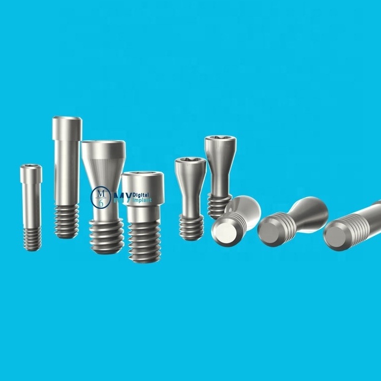 CADCAM dental implant  abutment screws