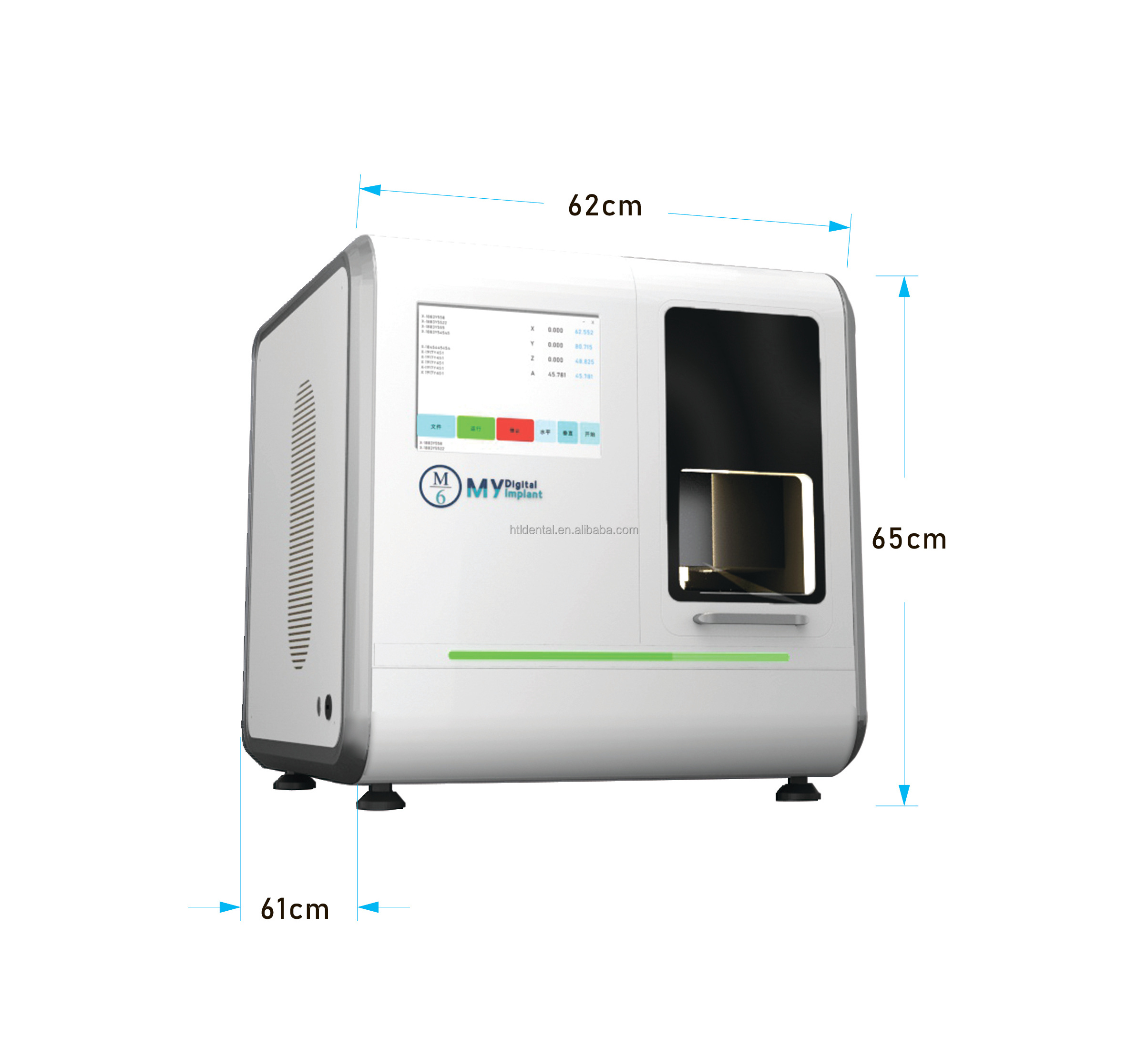 Dental lab T4 Pro 4 axis wet emax crown veneer inlays and onlays milling machine