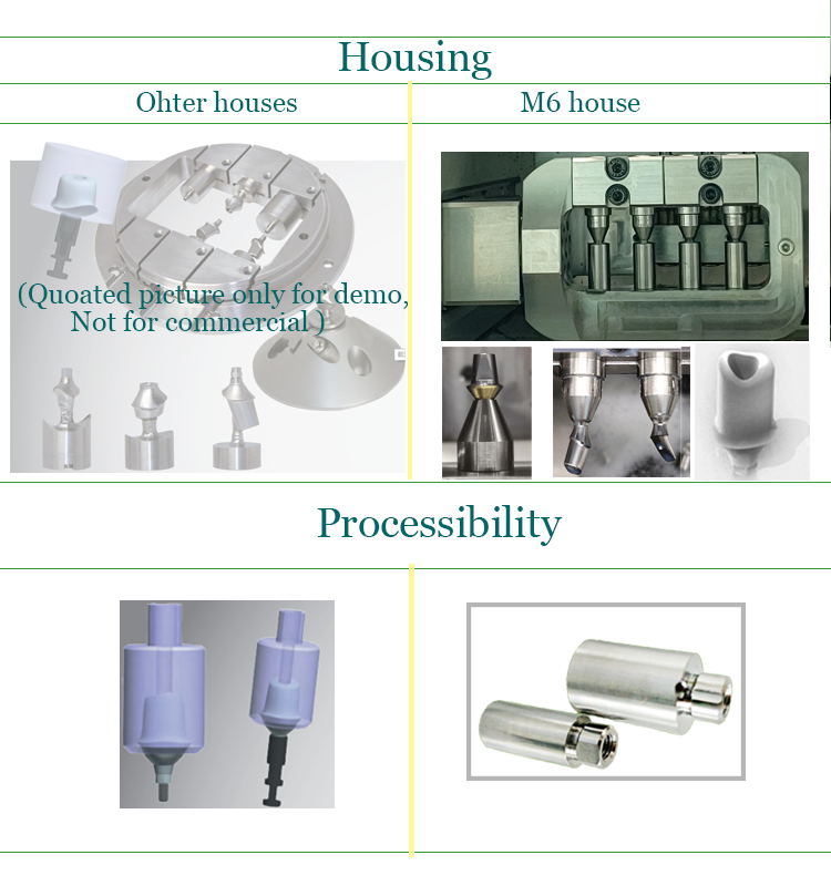 CADCAM  4 axis wet mode titanium premilled abutment ceramic crown veneer inlays onlays dental milling machine